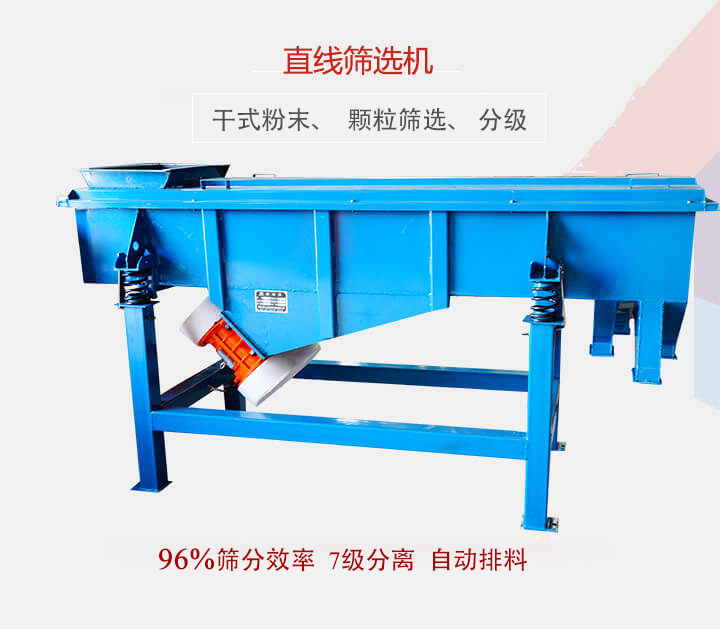 直線篩選機(jī)用于篩選、分級(jí)各種粉末、顆粒
