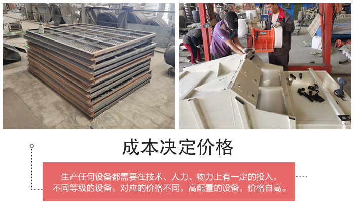 直線篩分機篩網(wǎng)，篩箱部件展示
