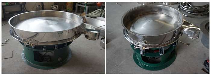 旋振篩底框安裝在振動體上面。