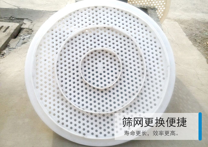 篩網(wǎng)更換便捷,壽命更長，效率更高